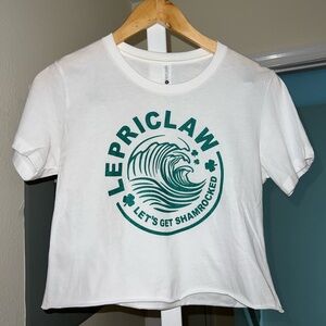 White Claw St. Patrick’s Day Irish Crop Tee